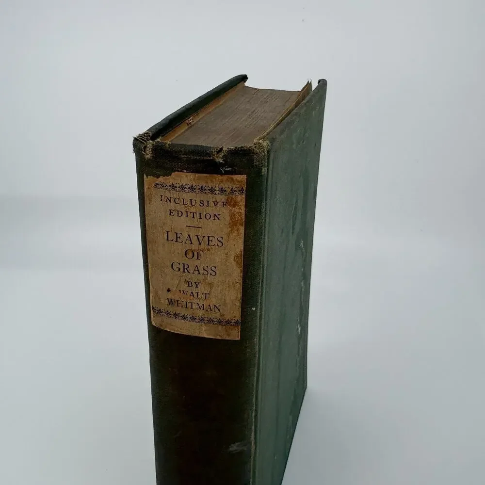 Walt Whitman Leaves Of Grass Inclusive Edition Doubleday Page 1924 Hardcover